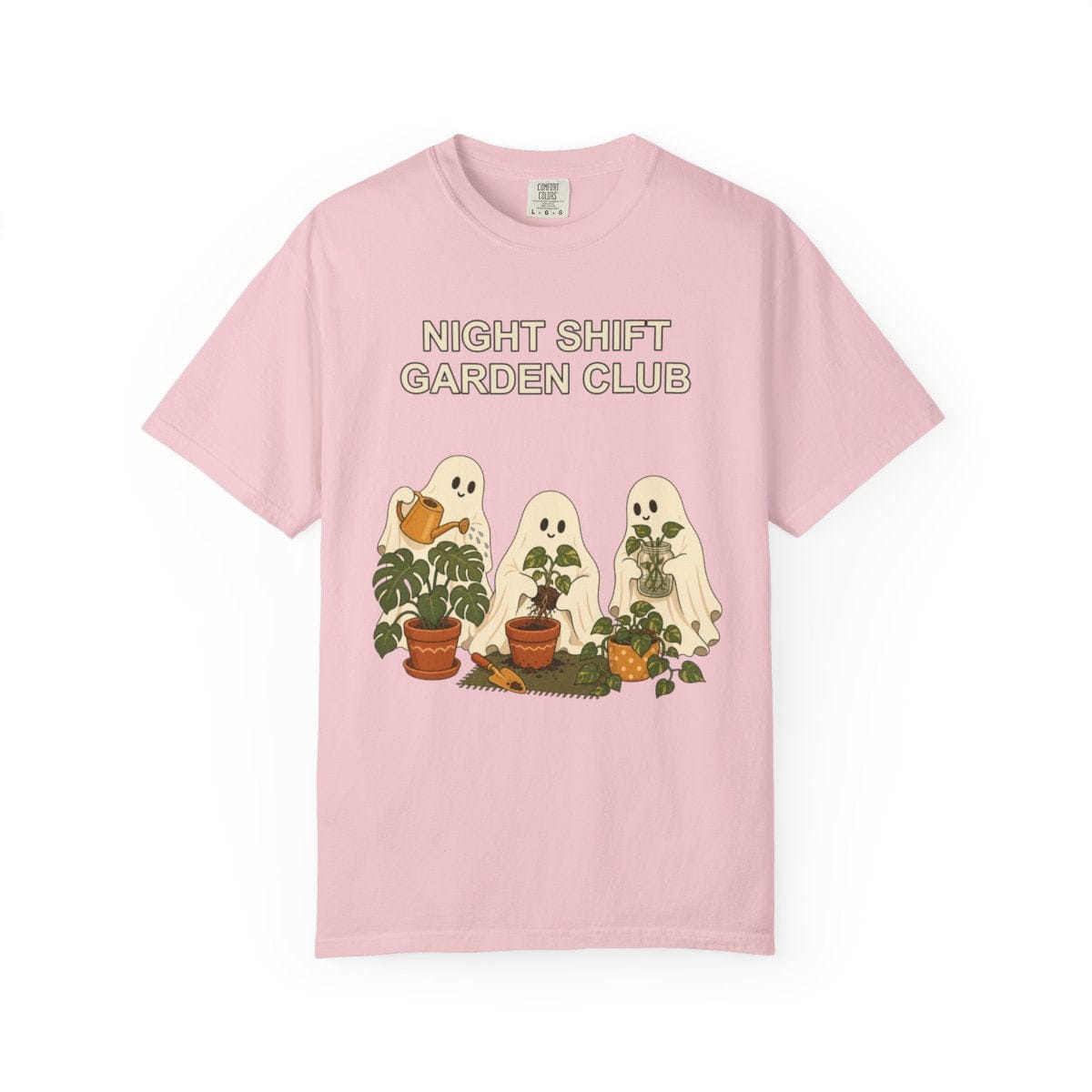 Ghost Gardening Halloween Shirt - Plant Lover Tee Gift For Plant Lover