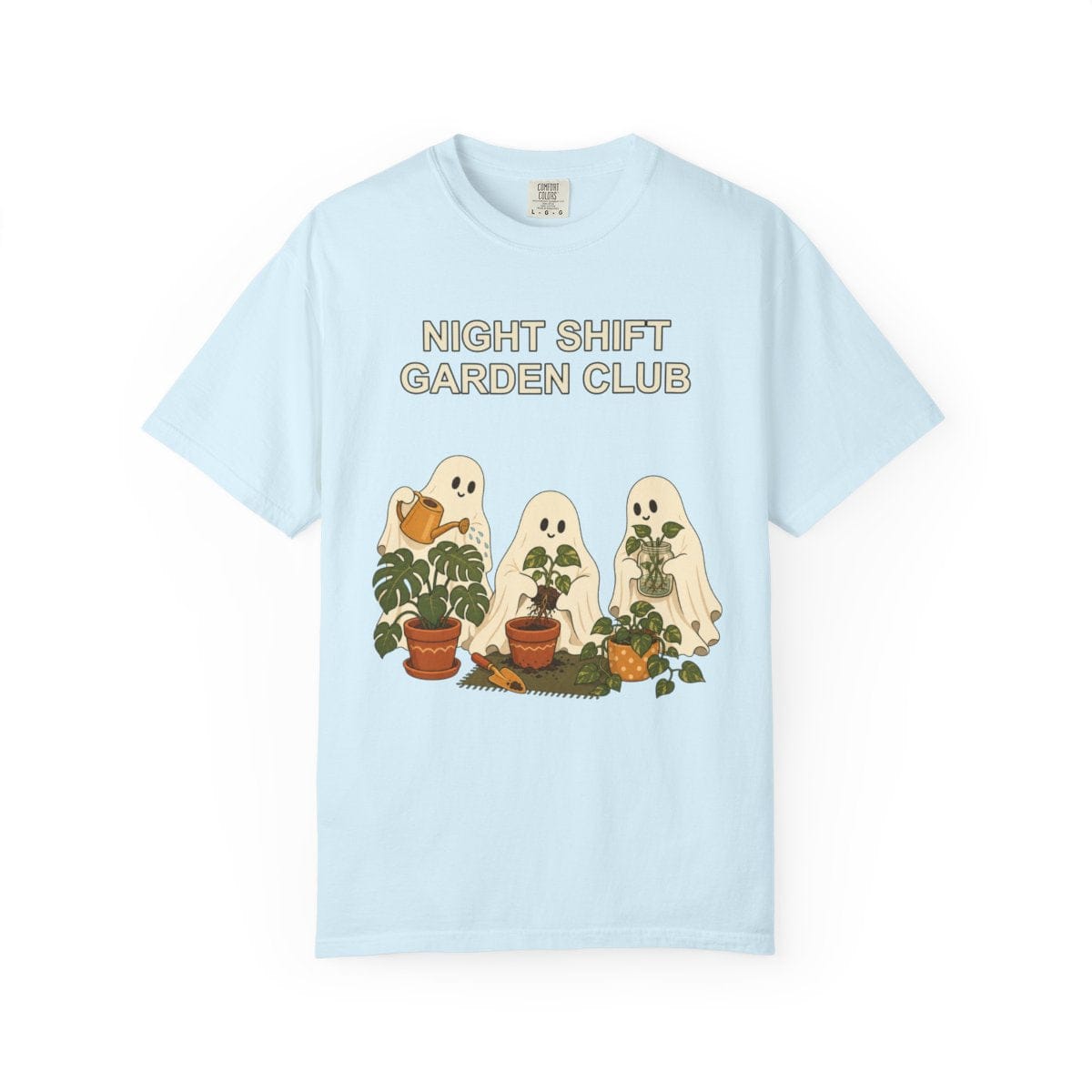 Ghost Gardening Halloween Shirt - Plant Lover Tee Gift For Plant Lover