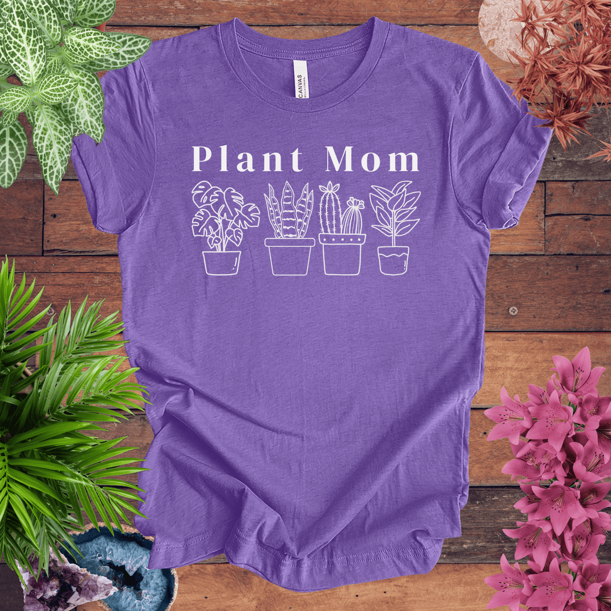 Plant Mom T-Shirt Gift For Plant Lover