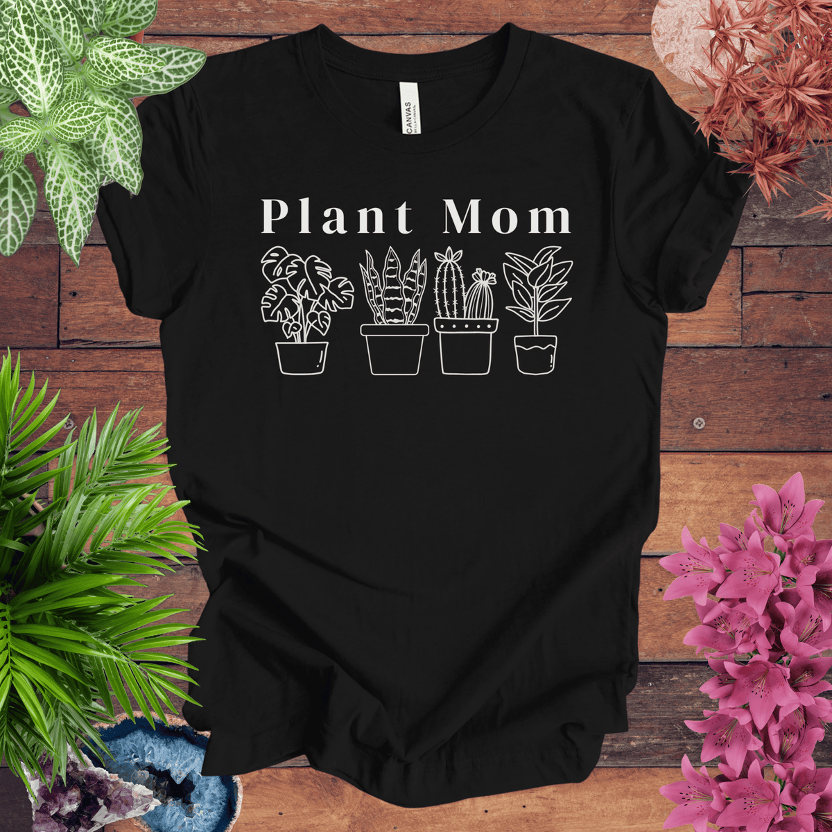 Plant Mom T-Shirt Gift For Plant Lover