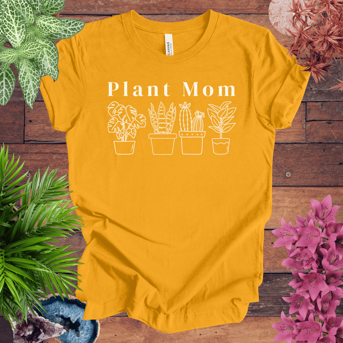 Plant Mom T-Shirt Gift For Plant Lover