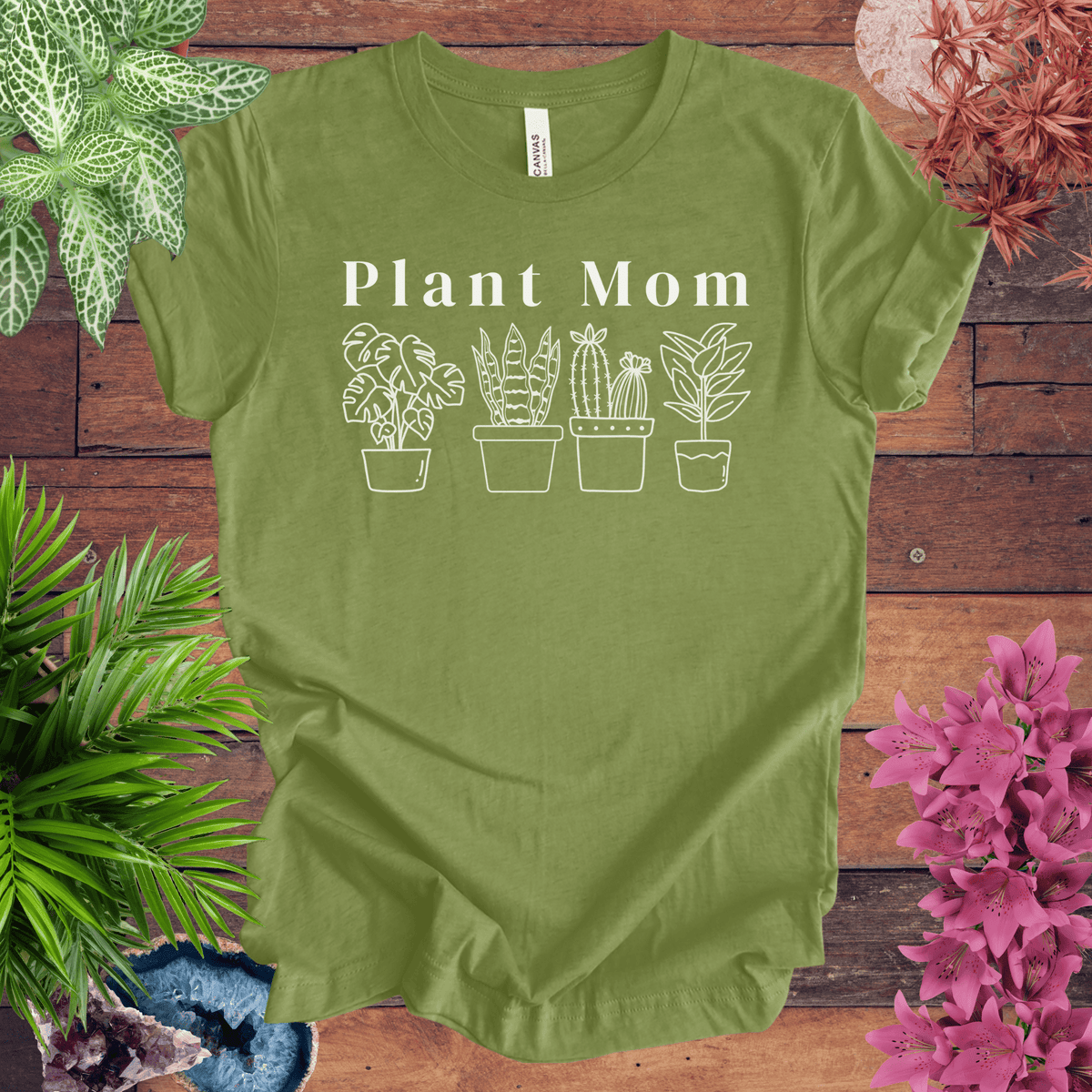 Plant Mom T-Shirt Gift For Plant Lover