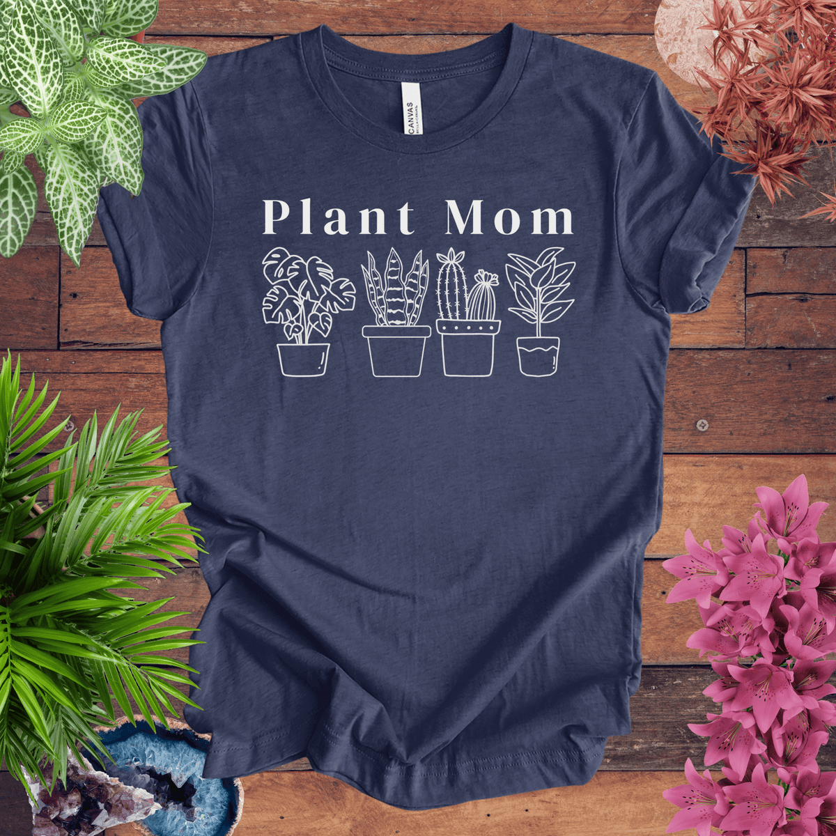 Plant Mom T-Shirt Gift For Plant Lover