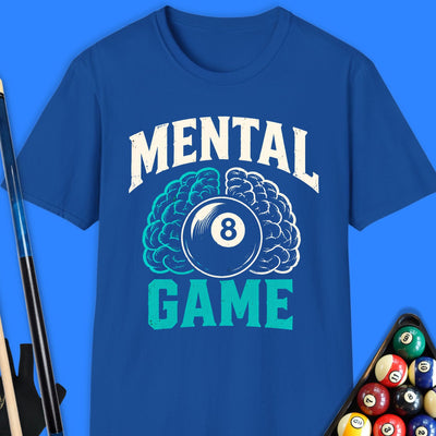 Mental Game Pool T-Shirt Gift For Pool Player