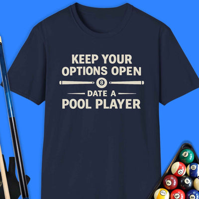 Date A Pool Player T-Shirt Gift For Pool Player