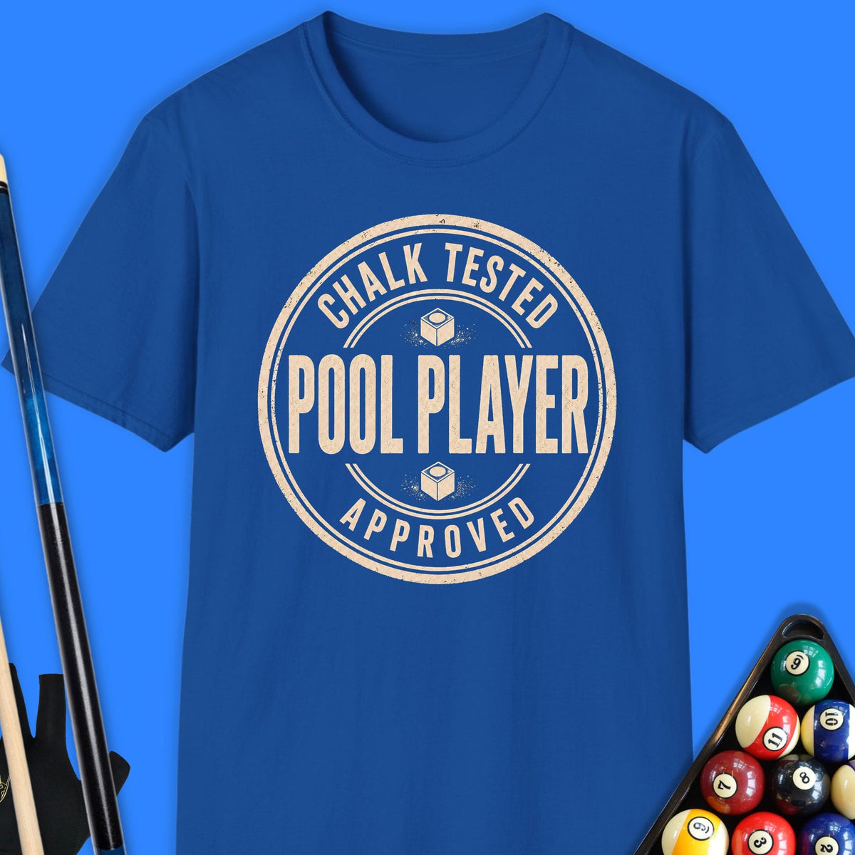 Chalk Tested Pool T-Shirt Gift For Pool Player