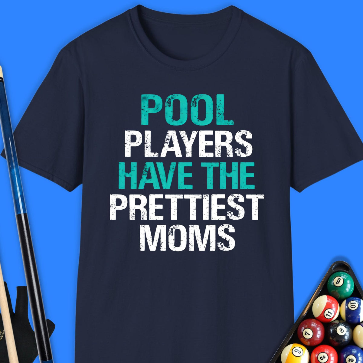 Pool Players Mom T-Shirt Gift For Pool Player