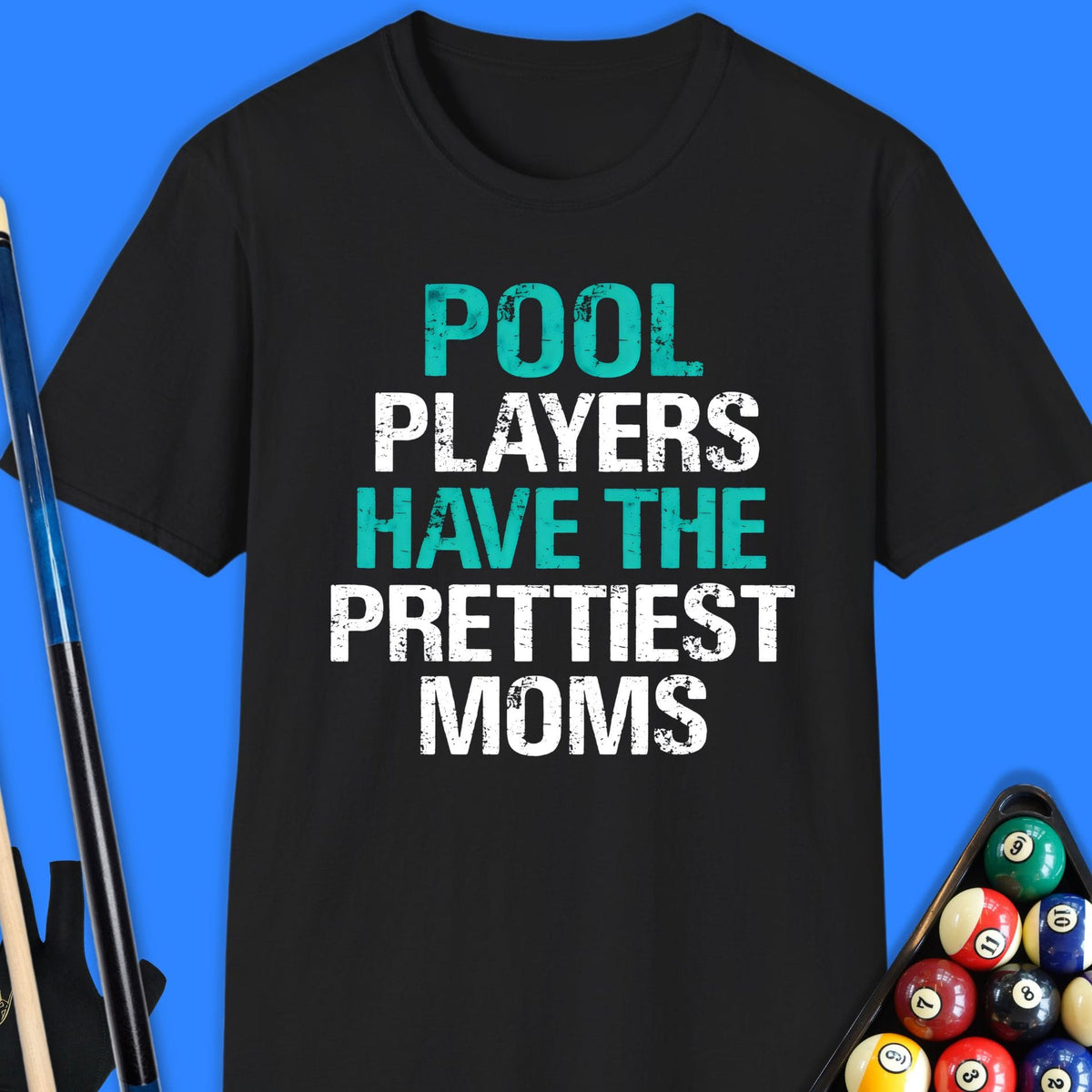 Pool Players Mom T-Shirt Gift For Pool Player