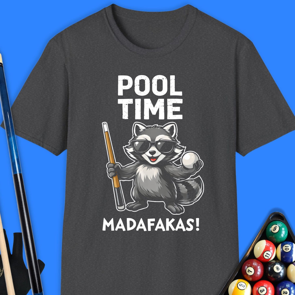 Pool Time Madafaka T-Shirt Gift For Pool Player