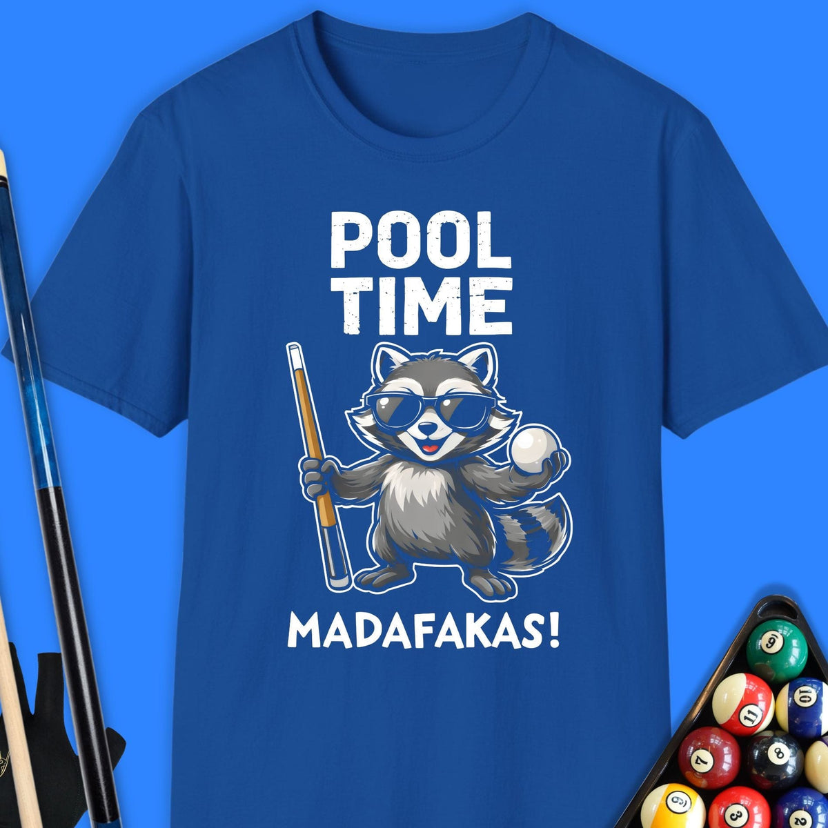 Pool Time Madafaka T-Shirt Gift For Pool Player