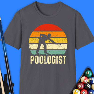 Poologist T-Shirt Gift For Pool Player