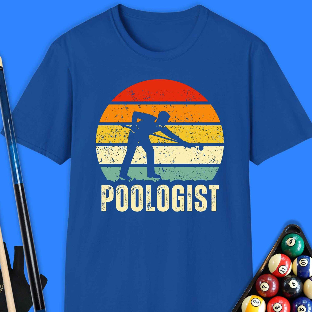 Poologist T-Shirt Gift For Pool Player