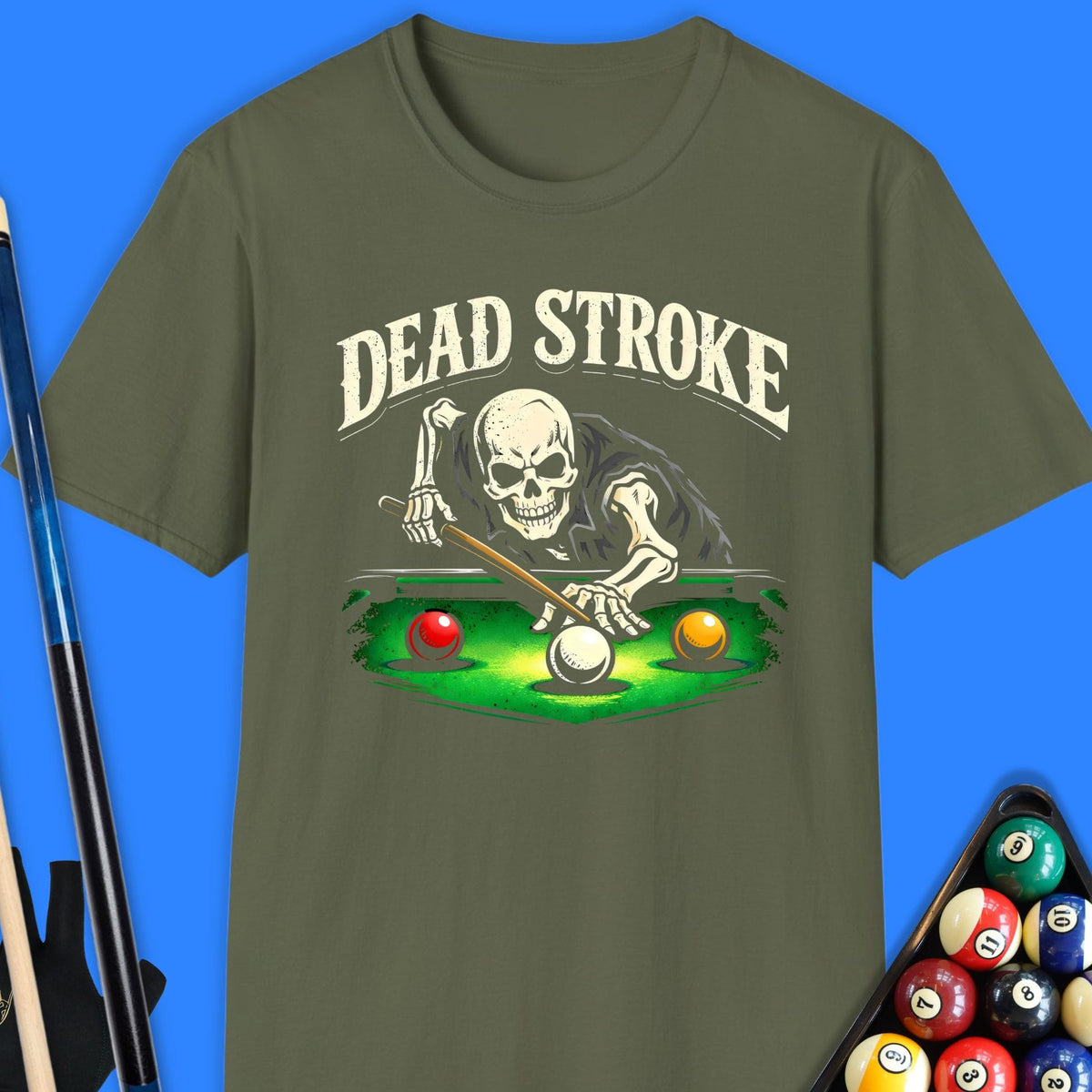 Dead Stroke Pool T-Shirt Gift For Pool Player