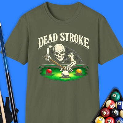 Dead Stroke Pool T-Shirt Gift For Pool Player