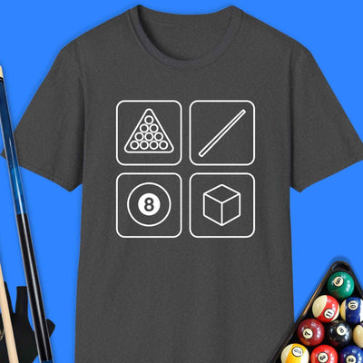Cue Signals Pool T-Shirt Gift For Pool Player