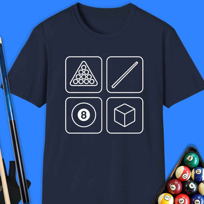 Cue Signals Pool T-Shirt Gift For Pool Player