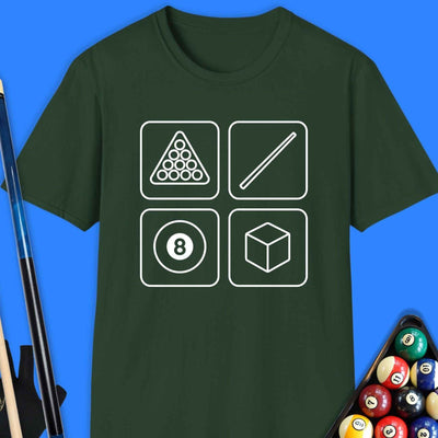 Cue Signals Pool T-Shirt Gift For Pool Player
