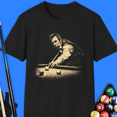 Honest Abe Pool T-Shirt Gift For Pool Player