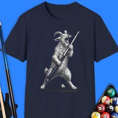 Goat Pool T-Shirt Gift For Pool Player