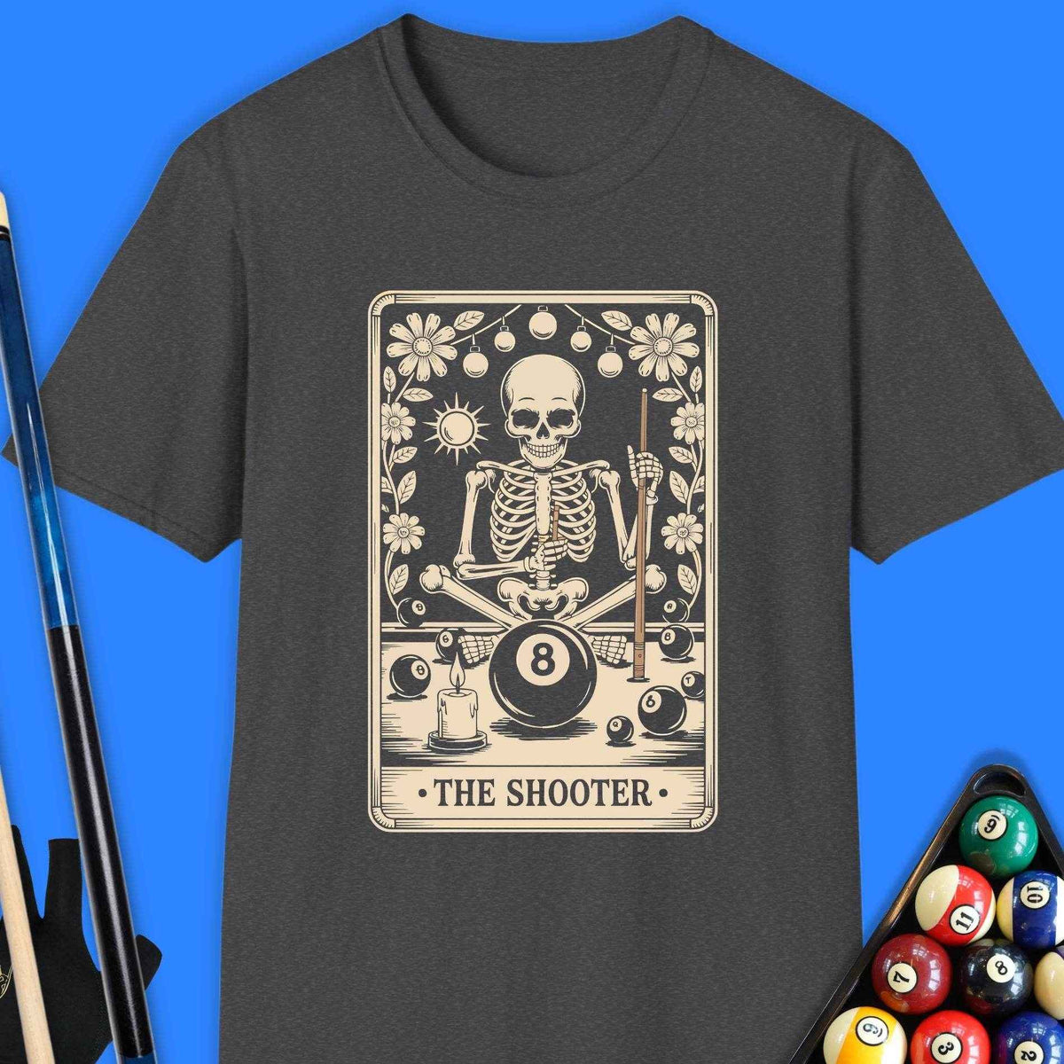 The Shooter Tarot Pool T-Shirt Gift For Pool Player
