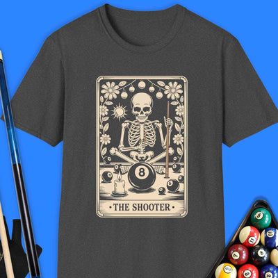 The Shooter Tarot Pool T-Shirt Gift For Pool Player