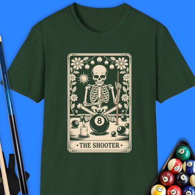 The Shooter Tarot Pool T-Shirt Gift For Pool Player