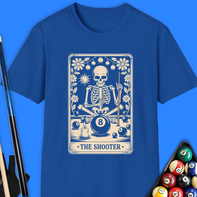 The Shooter Tarot Pool T-Shirt Gift For Pool Player
