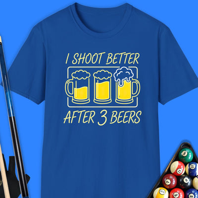 I Shoot Better Pool T-Shirt Gift For Pool Player