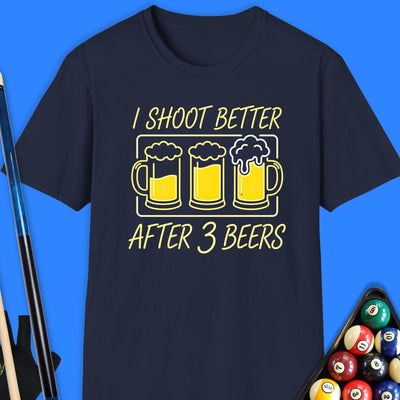 I Shoot Better Pool T-Shirt Gift For Pool Player