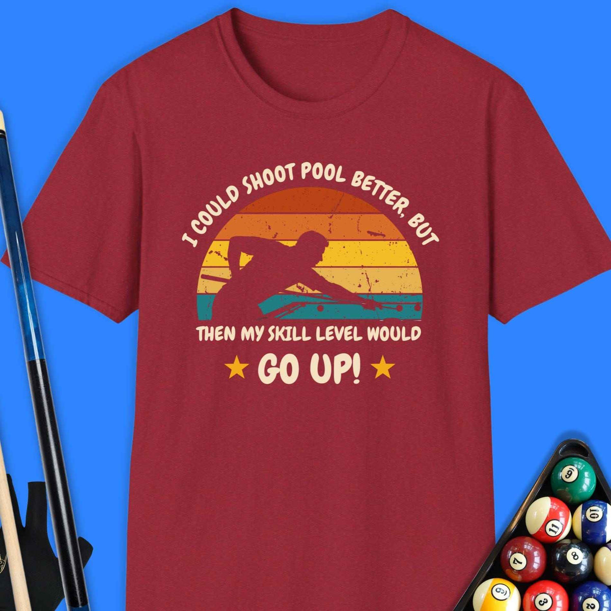 I Could Shoot Pool T-Shirt Gift For Pool Player