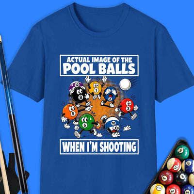 Actual Image Of Pool Balls T-Shirt Gift For Pool Player