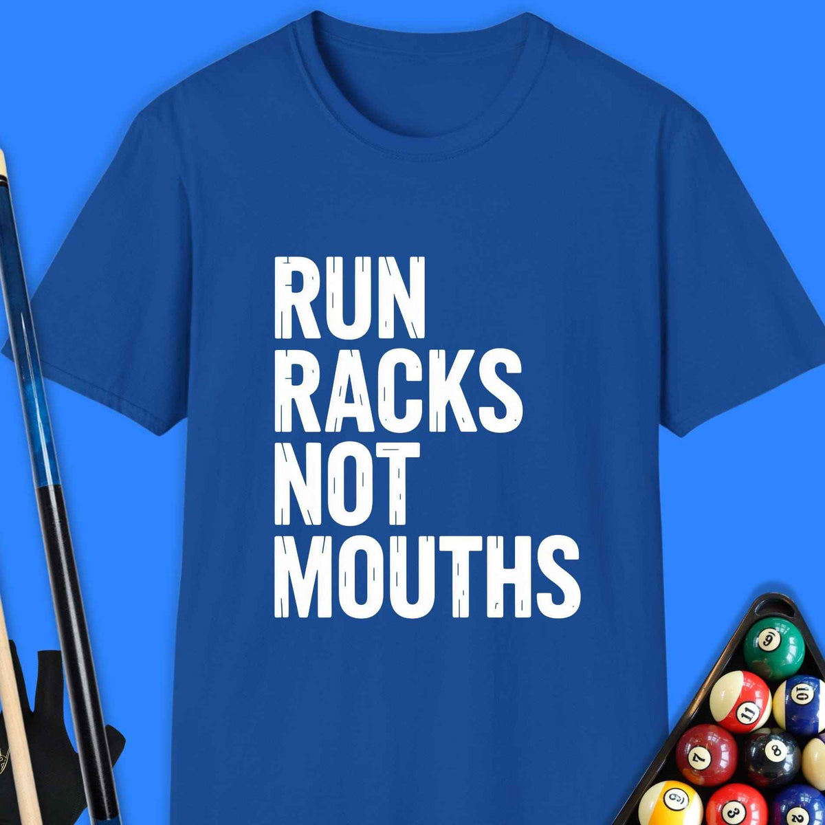 Run Racks Pool T-Shirt Gift For Pool Player