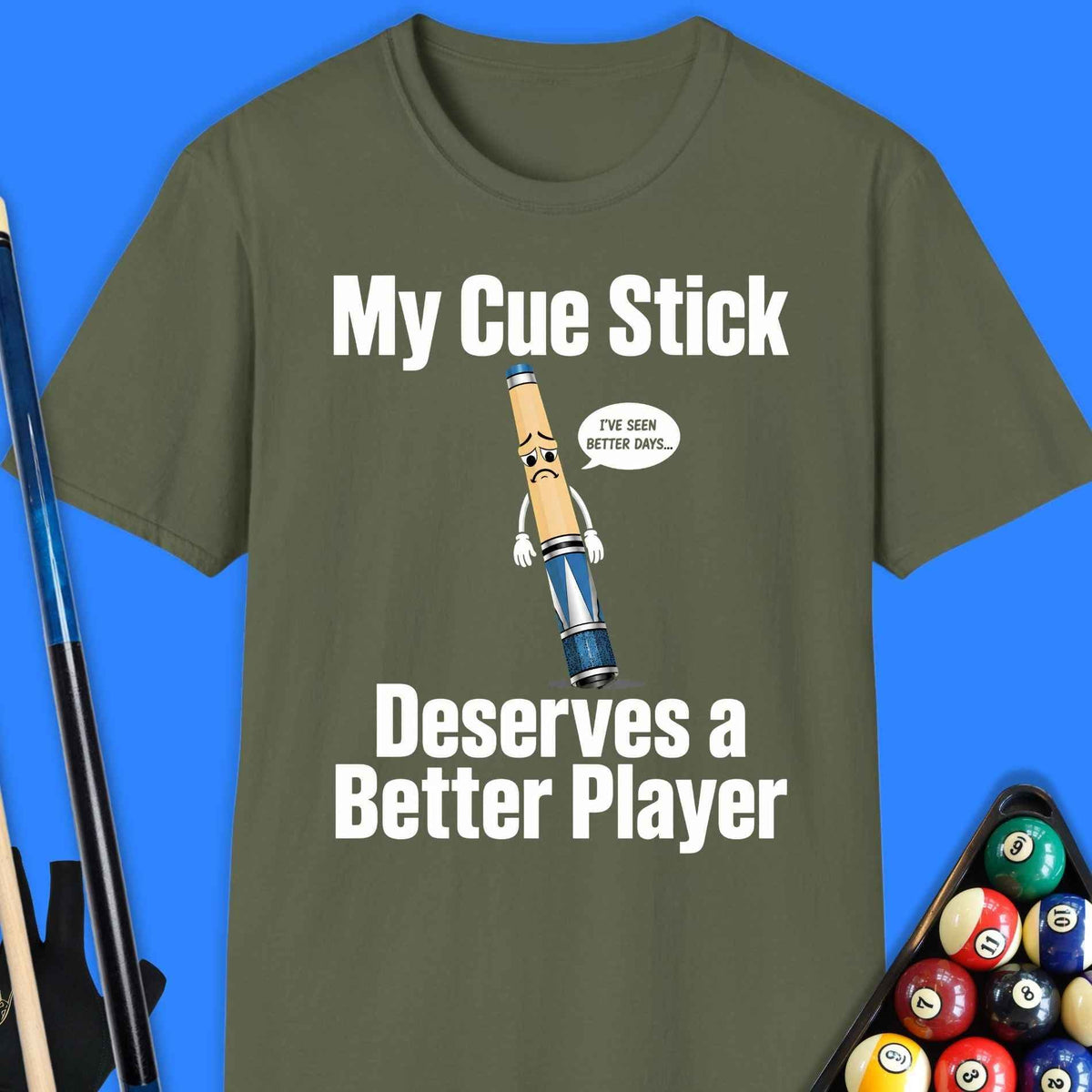 My Cue Stick Pool T-Shirt Gift For Pool Player