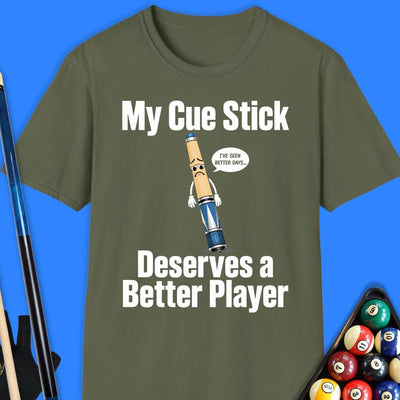 My Cue Stick Pool T-Shirt Gift For Pool Player