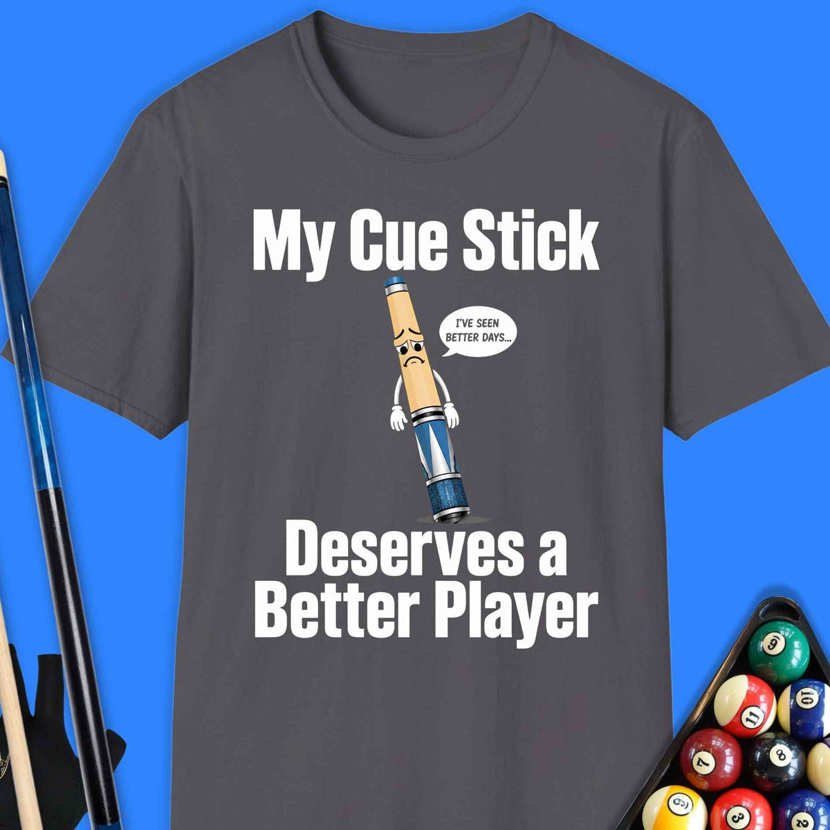 My Cue Stick Pool T-Shirt Gift For Pool Player