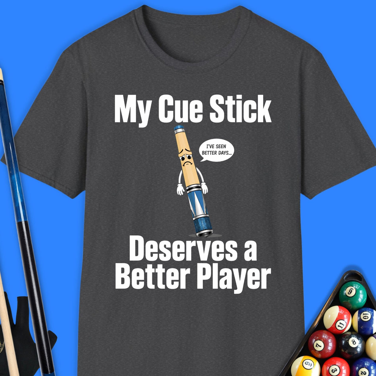 My Cue Stick Pool T-Shirt Gift For Pool Player