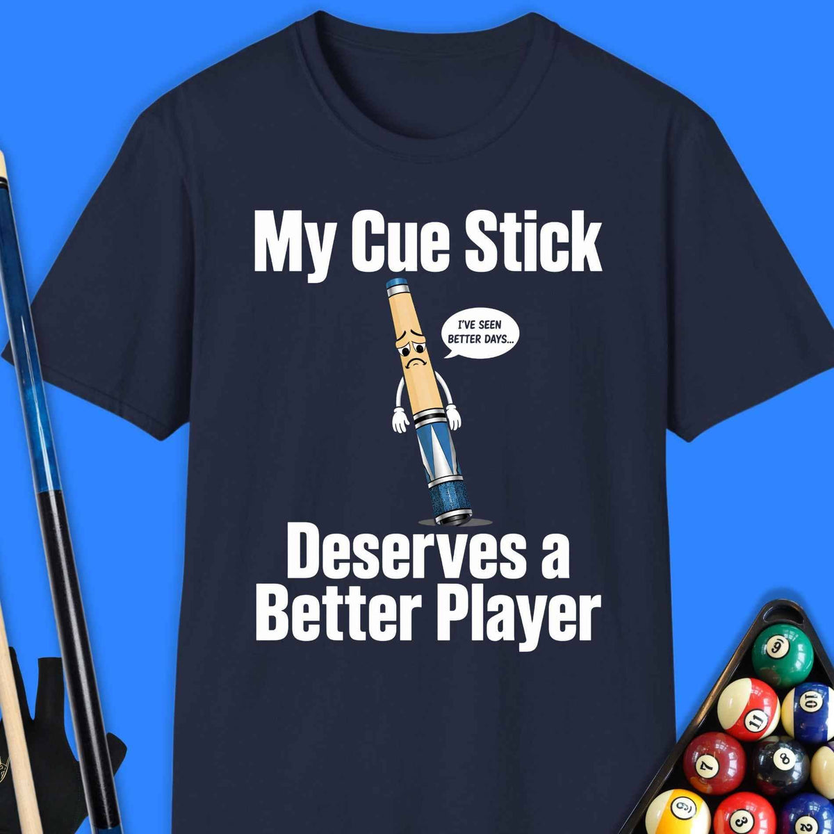 My Cue Stick Pool T-Shirt Gift For Pool Player
