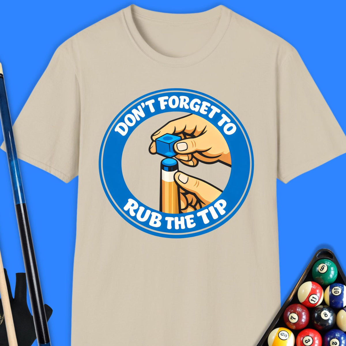 Rub The Tip Pool T-Shirt Gift For Pool Player
