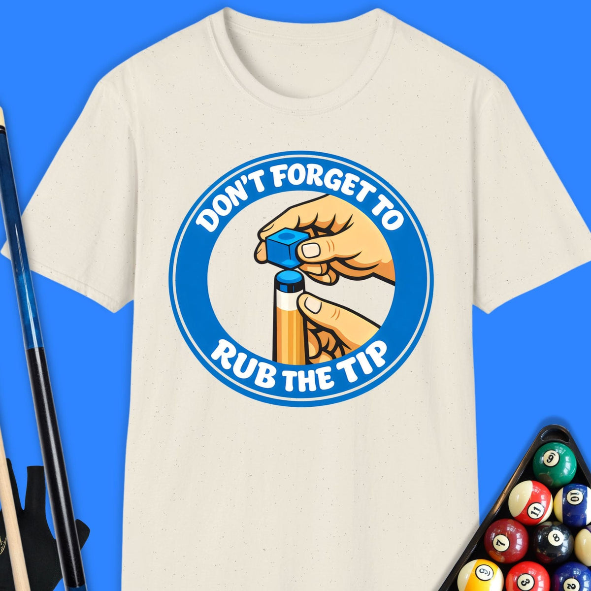 Rub The Tip Pool T-Shirt Gift For Pool Player
