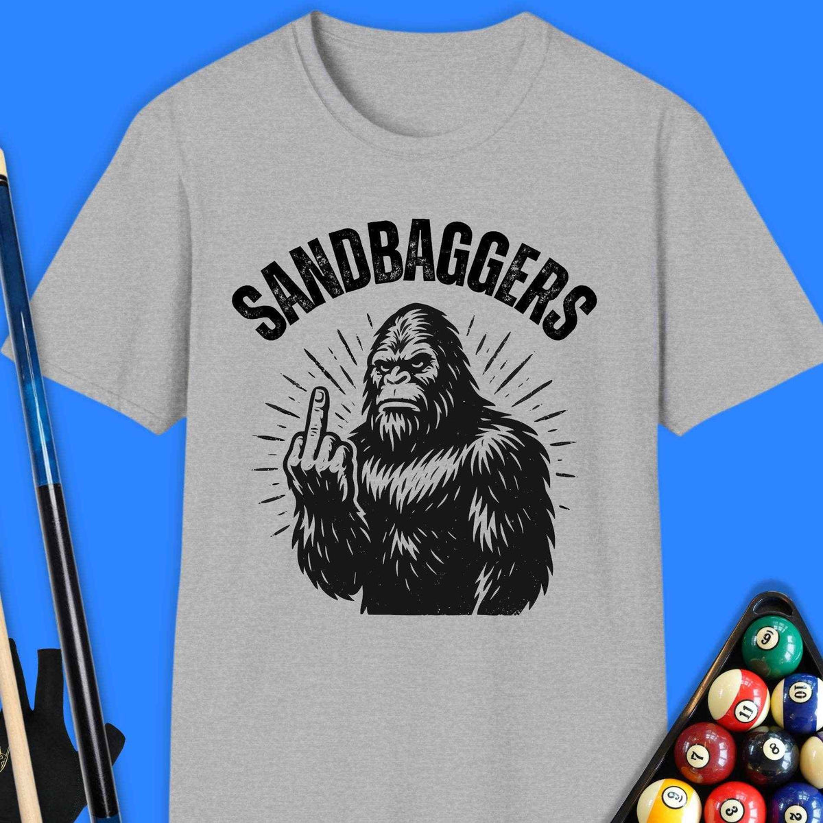 Sandbaggers Pool T-Shirt Gift For Pool Player