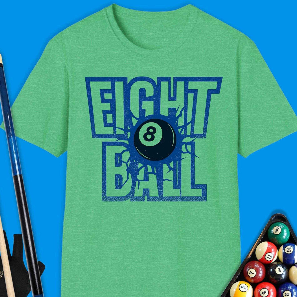 Eight Ball Pool T-Shirt Gift For Pool Player