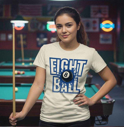 Eight Ball Pool T-Shirt Gift For Pool Player
