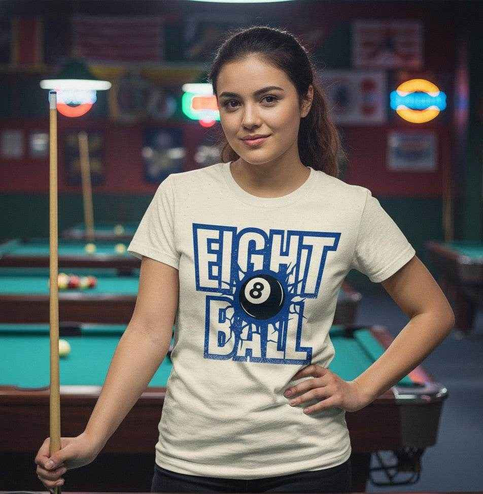 Eight Ball Pool T-Shirt Gift For Pool Player