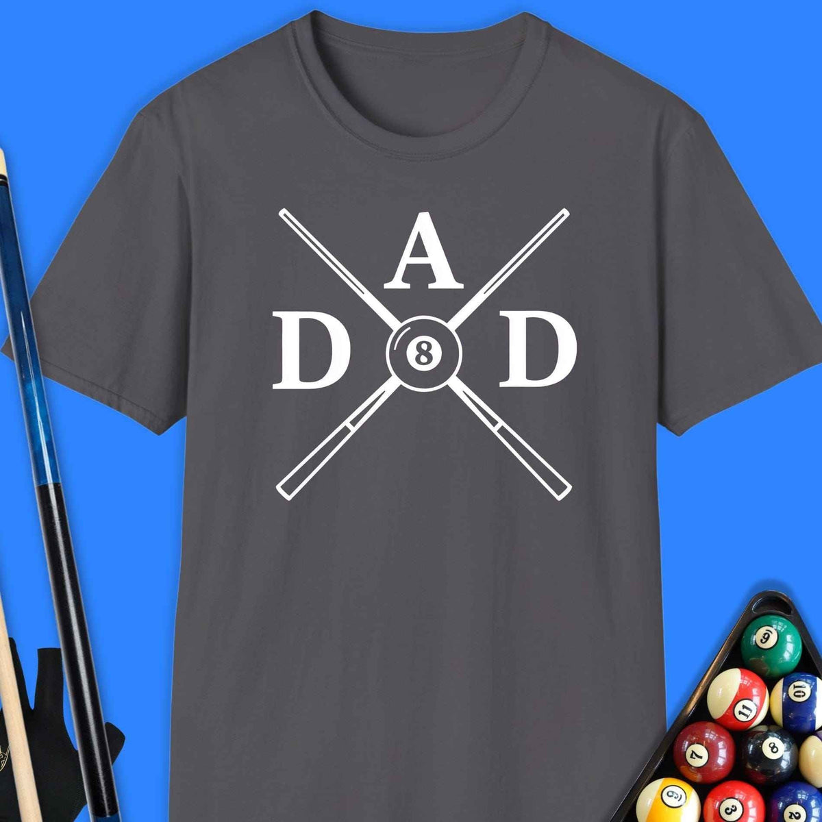 DAD Pool T-Shirt Gift For Pool Player