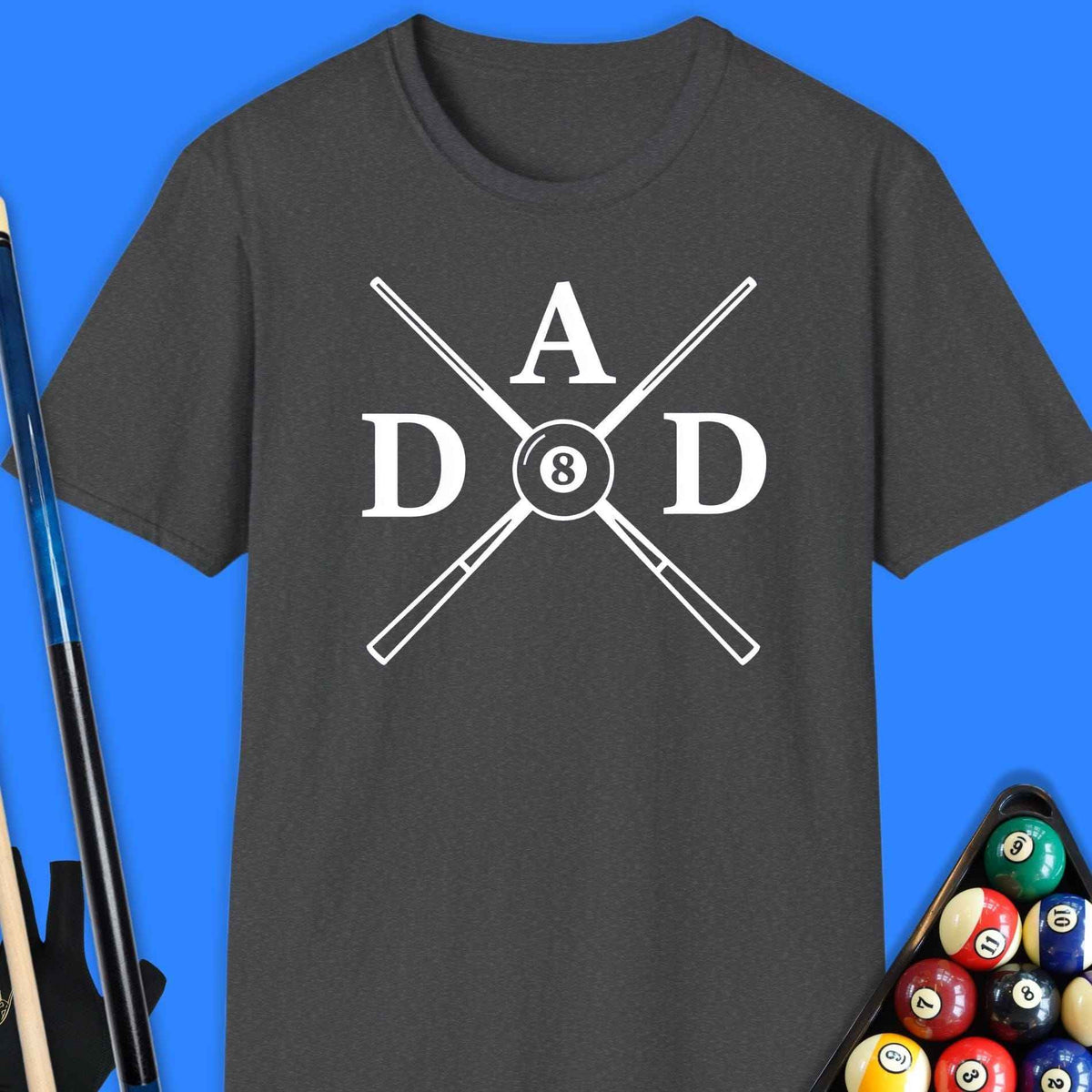 DAD Pool T-Shirt Gift For Pool Player