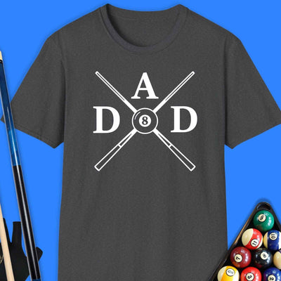DAD Pool T-Shirt Gift For Pool Player