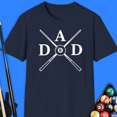 DAD Pool T-Shirt Gift For Pool Player