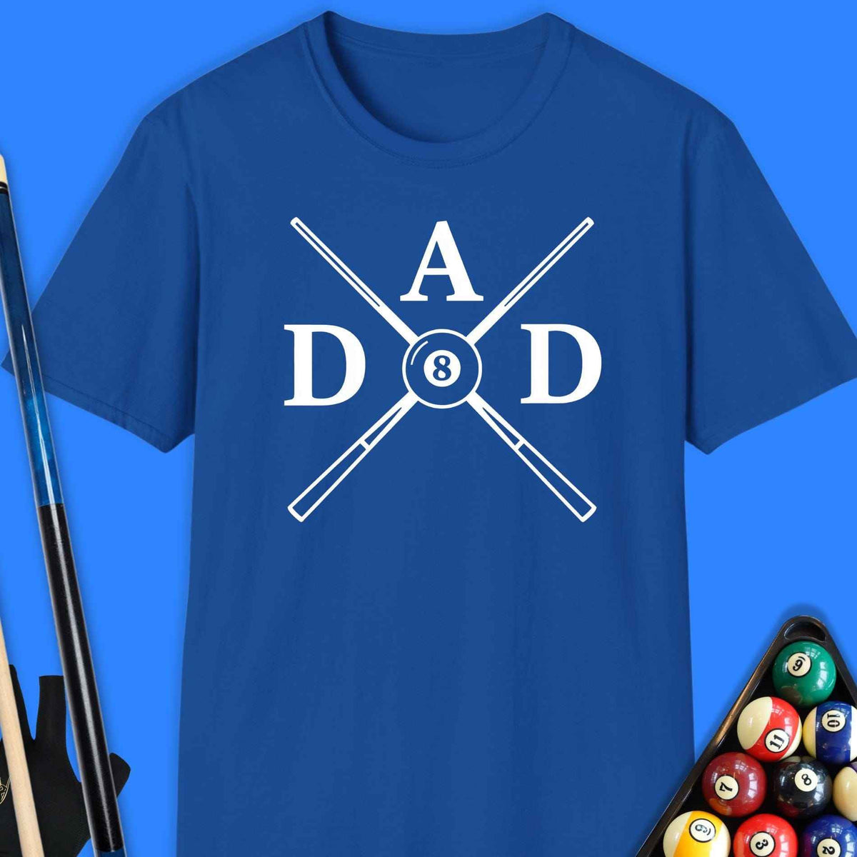 DAD Pool T-Shirt Gift For Pool Player