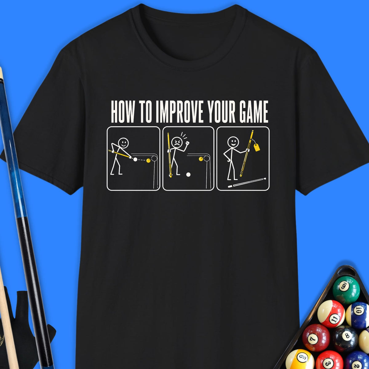 How to Improve Pool T-Shirt Gift For Pool Player