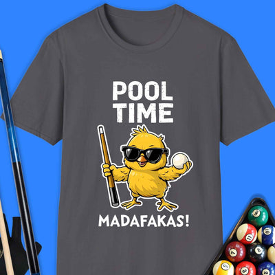 Pool Time Chick T-Shirt Gift For Pool Player